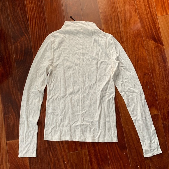 Rag & Bone Colette Jacquard Top White Size M - Picture 4 of 8